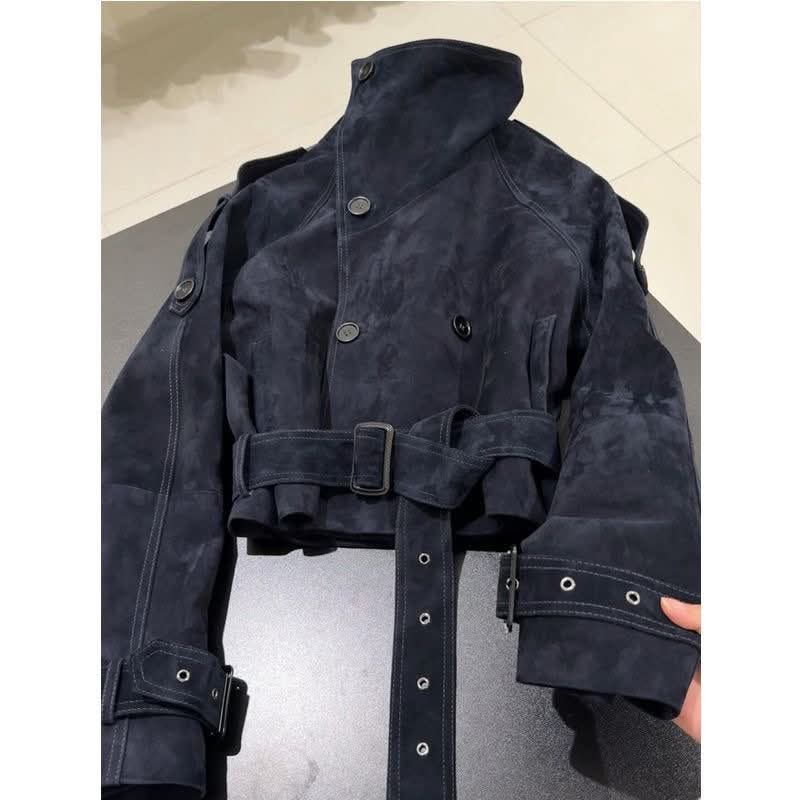 Trench coat navy blue